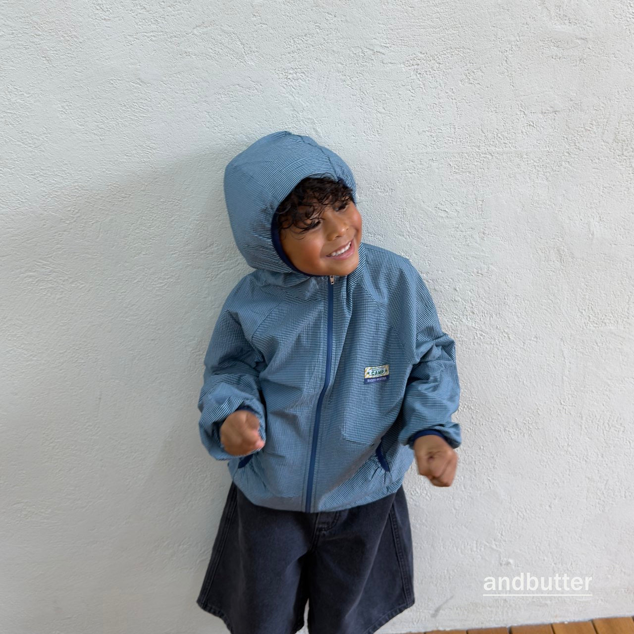 Stripe Windbreaker-and butter-17