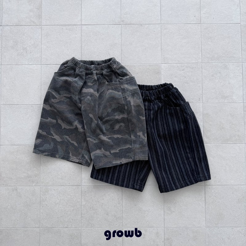 Falling Bermuda Pants-growB-19