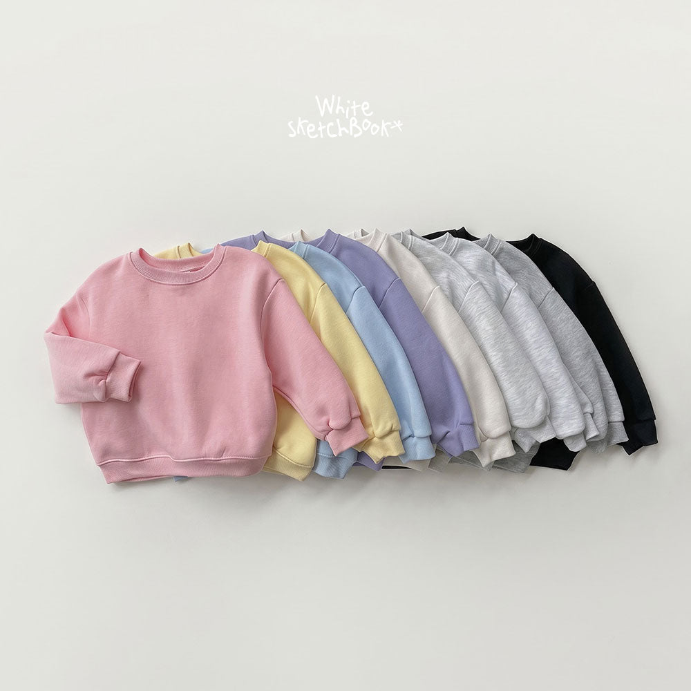 Weekly Fleece Sweatshirt-white sketch book-15