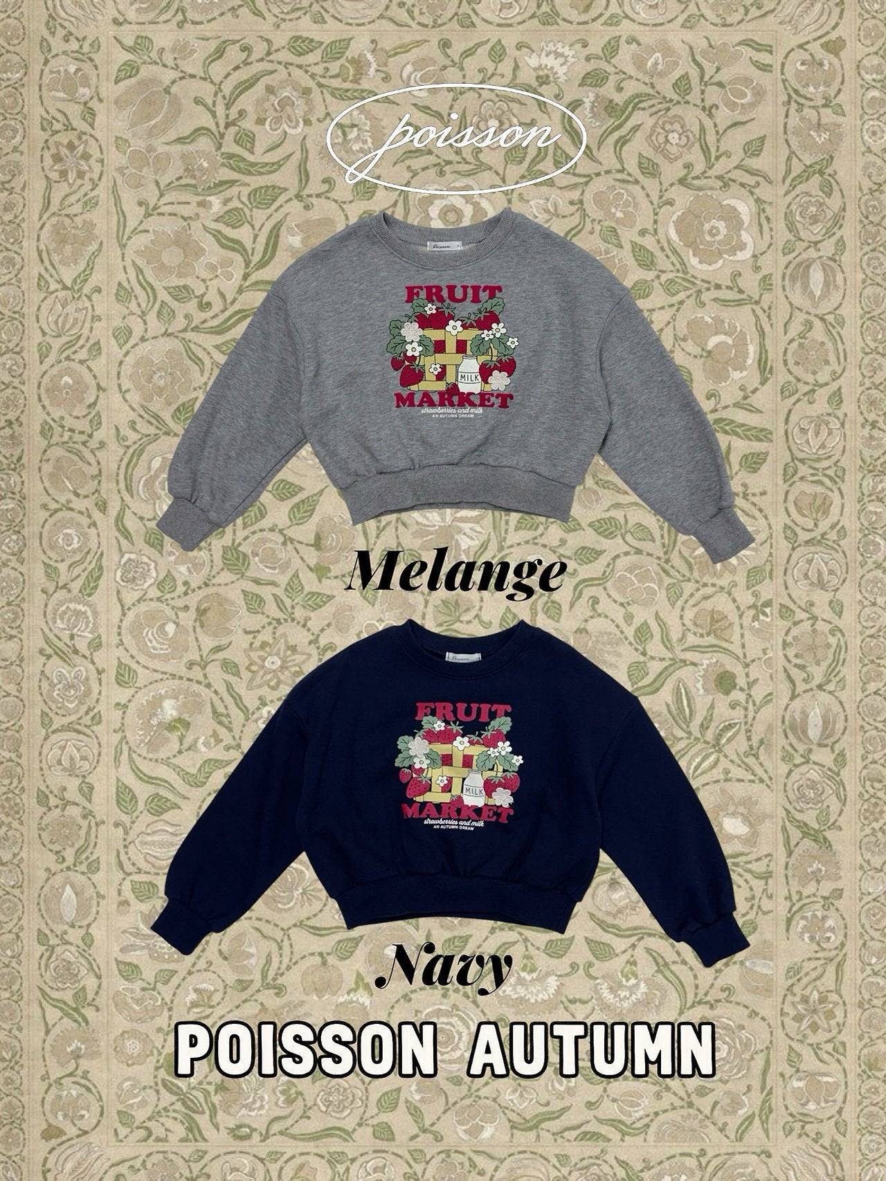 Plu Market Sweatshirt-POISSON-22