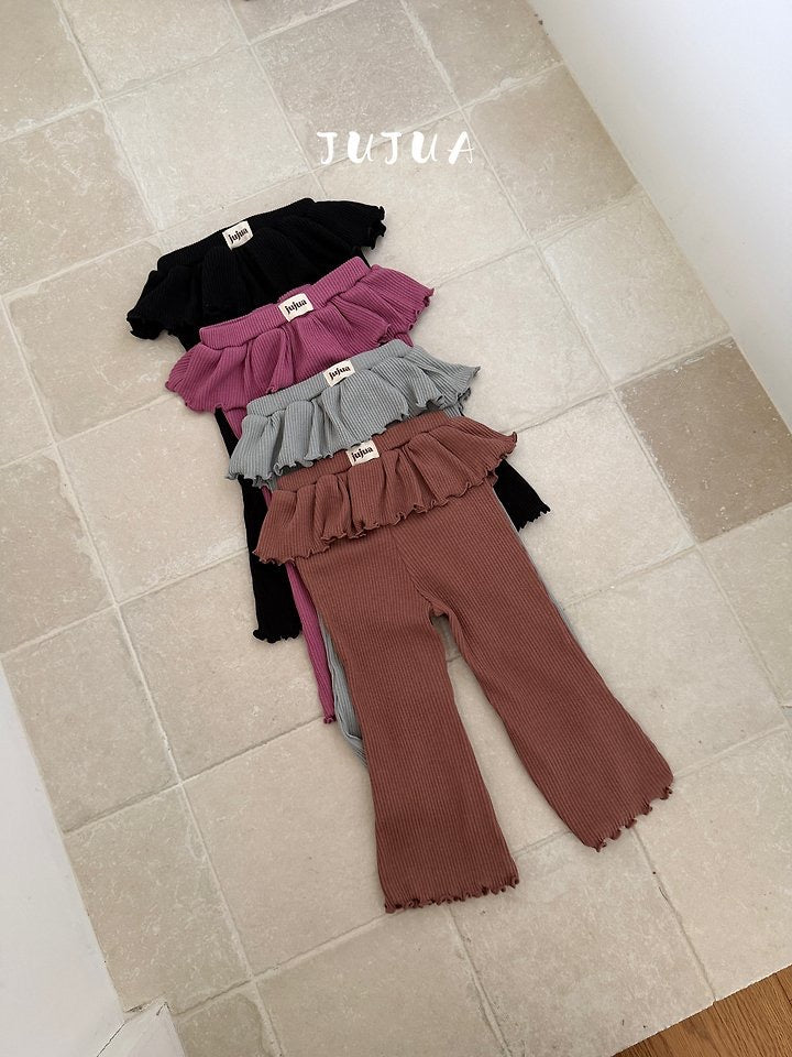 Frill Flare Pants-jujua-17