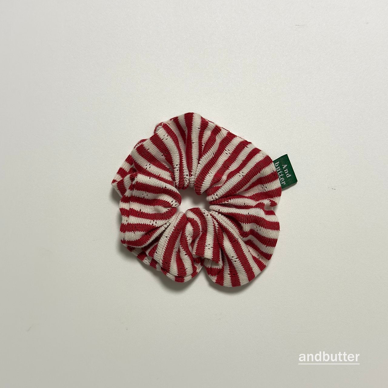Tommy Stripe Scrunchie-and butter-42