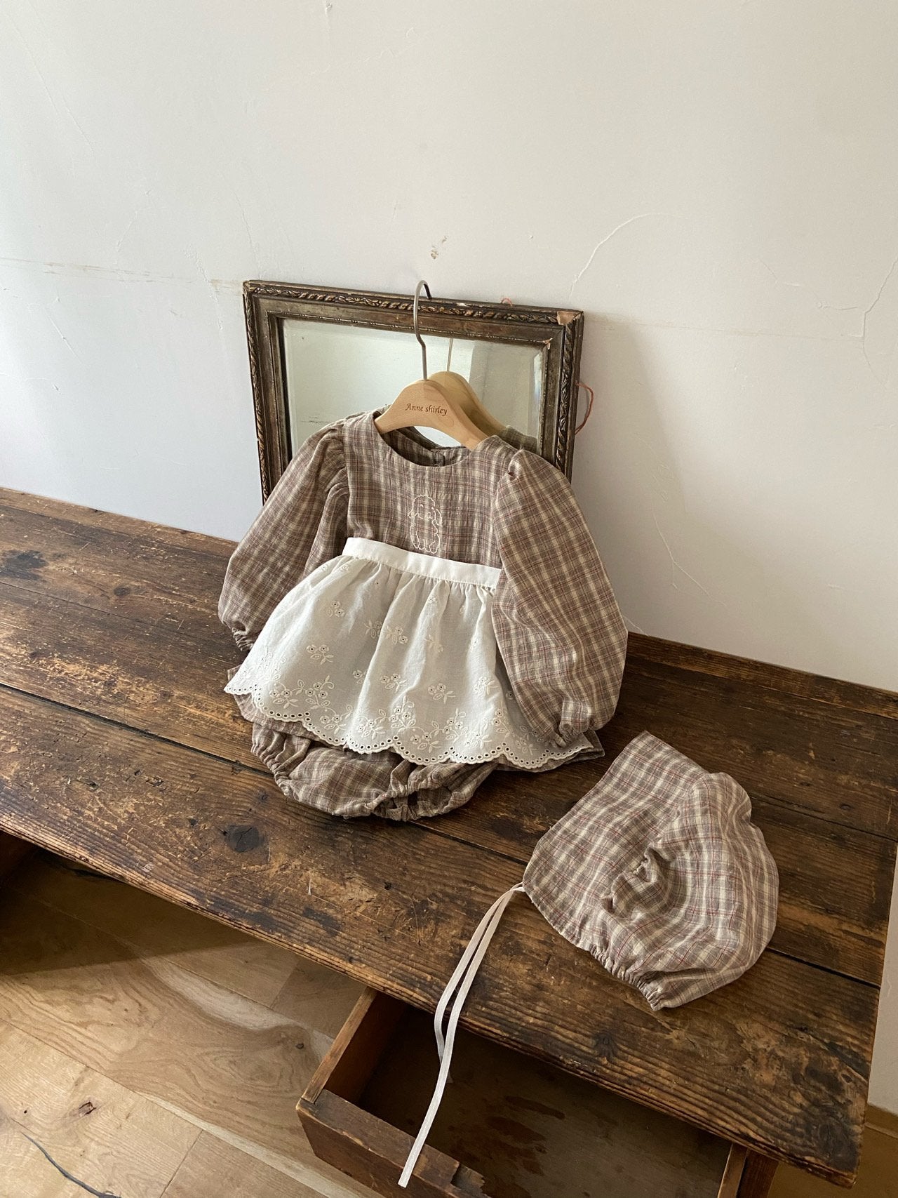 ｜即納｜Magenta suit (bonnet set)-anneshirley