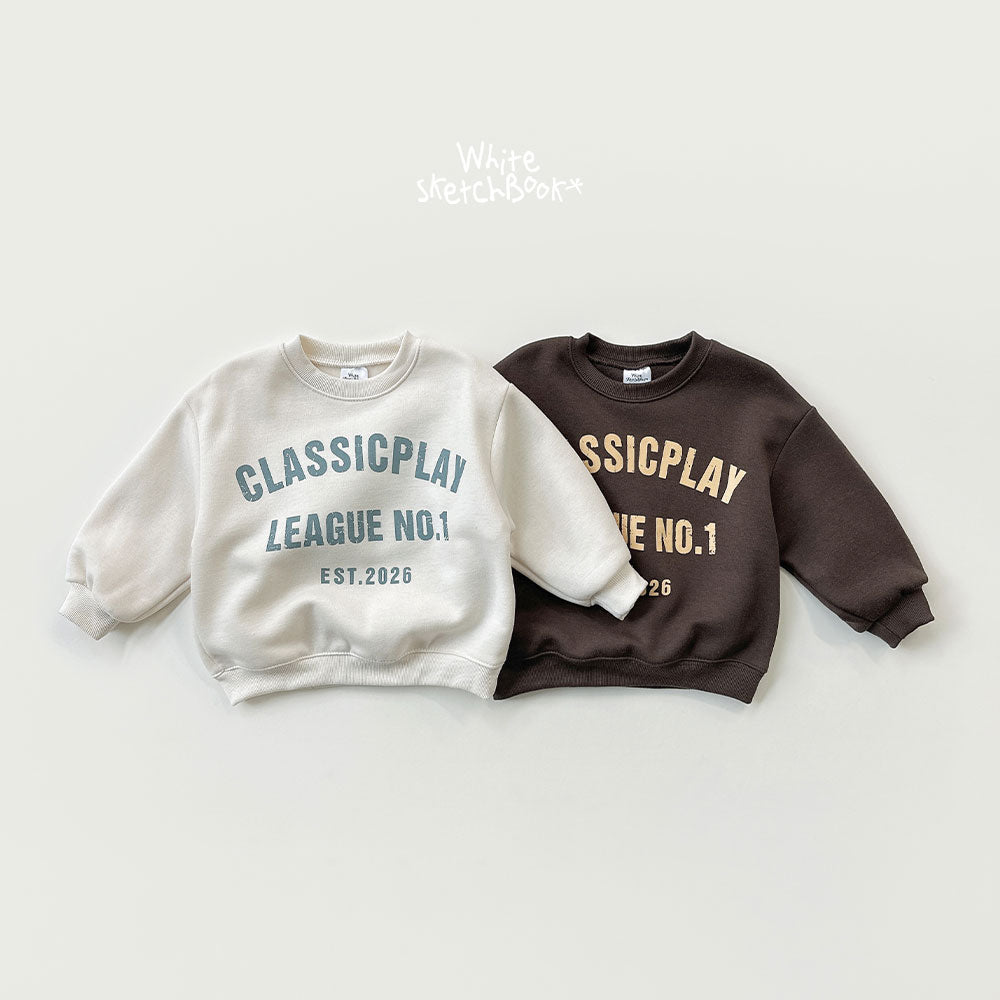 Classic Brushed Sweatshirt-White Sketch Book-18