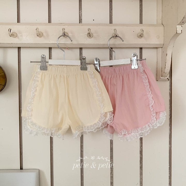 Powder Lace Pants - petit & petit - 38