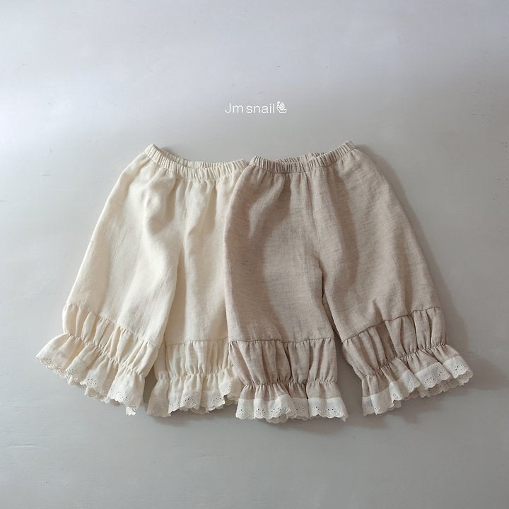 Mono Double-Layer Shirring Pants-jmsnail-18