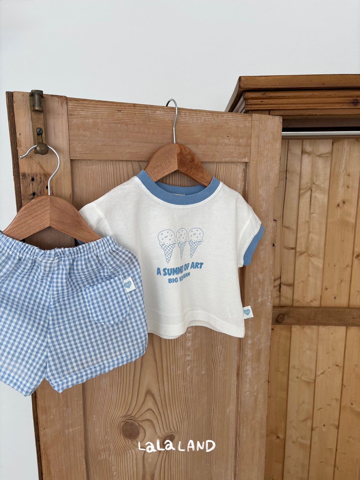 bebe check shorts-lalaland-77