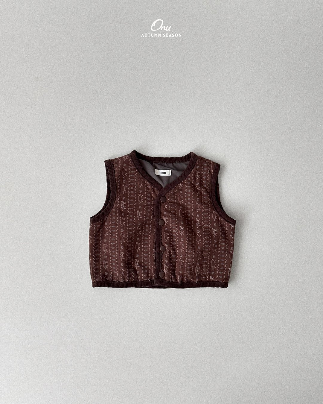 Illustration Quilted Vest-ONU-19