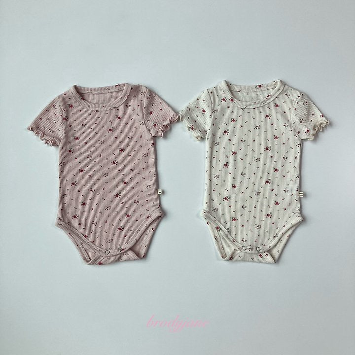 Floral Eyelet Short Sleeve Setup and Bodysuit-brodyjane-2