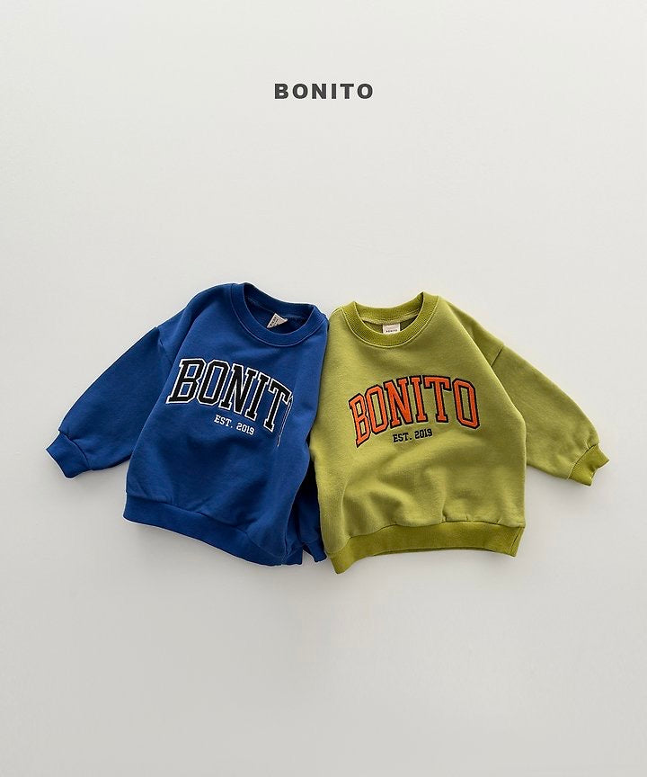 BONITO Patch Embroidery Sweatshirt - BONITO - 031