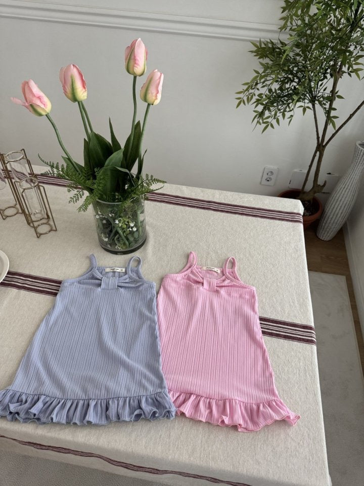 Ribbon Sleeveless One Piece-le petit mot-20