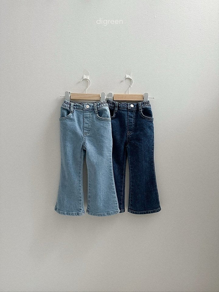 bootcut denim pants-digreen-23