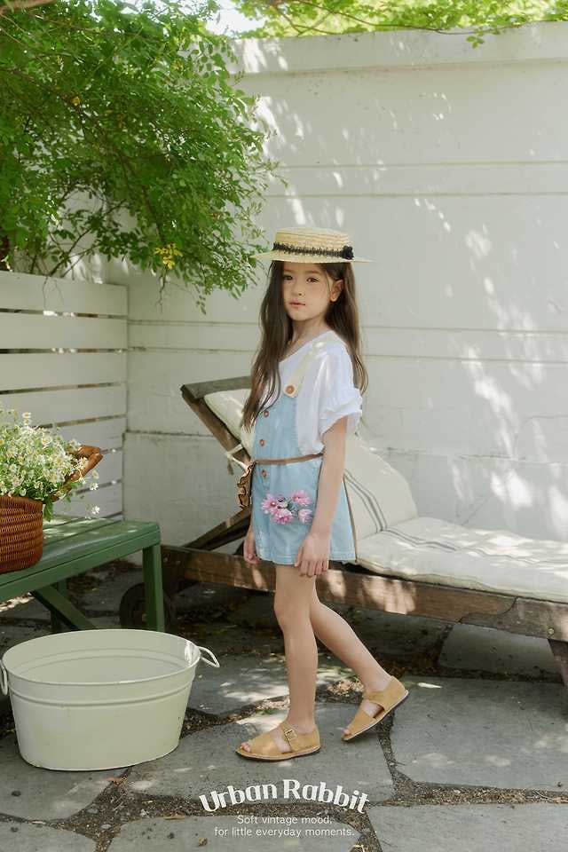 Denim Short Overalls-urban rabbit-2-1
