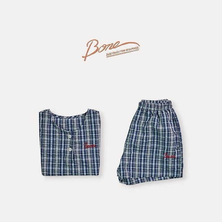 Charlie Check Shorts / boneoune - 48