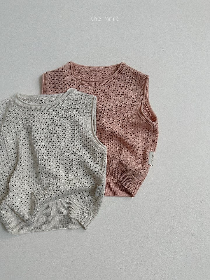 eyelet knit vest-minirobe-042