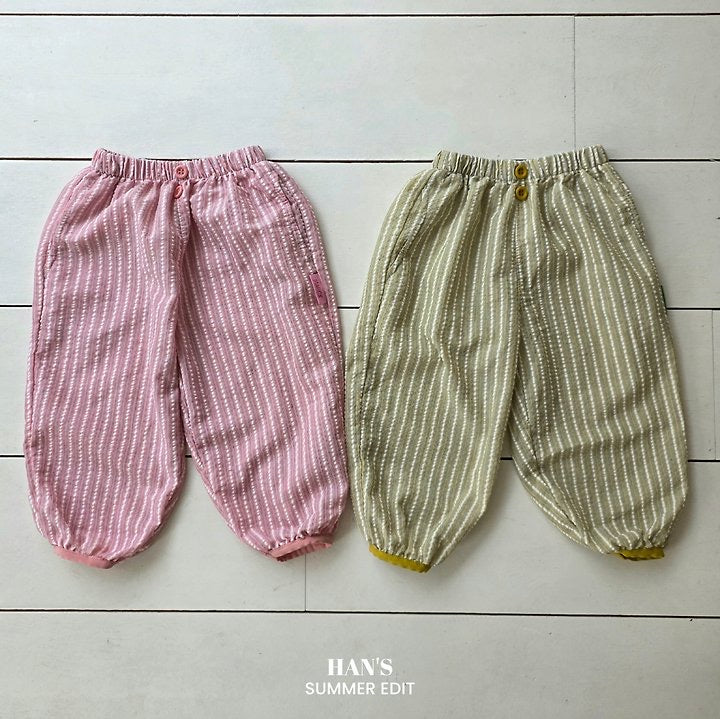 Cherry Stripe Pants-HAN′S KIDS  - 25