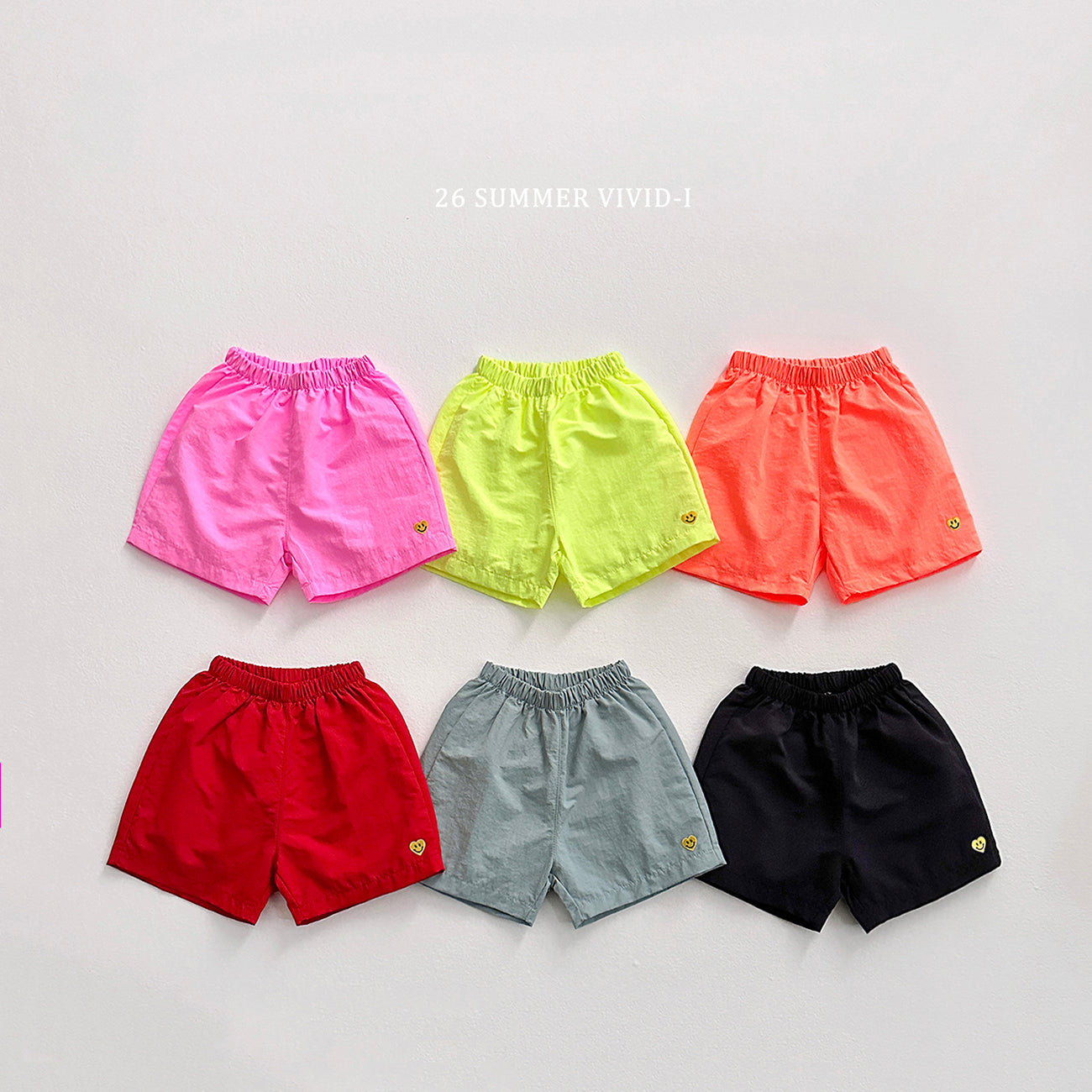 hearts nylon shorts-vivid-i-16