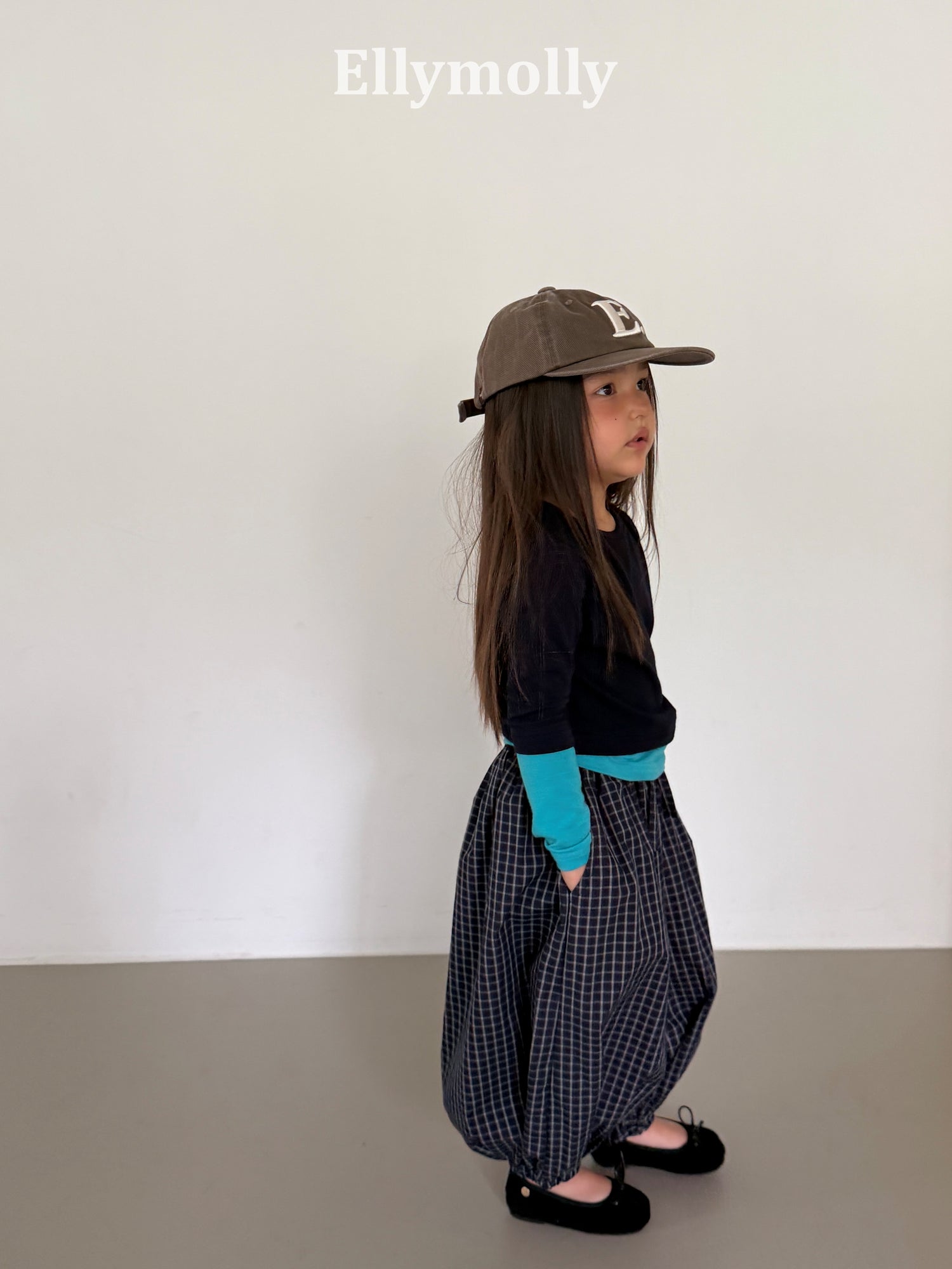Autumn Grid Balloon Pants-ellymolly-52