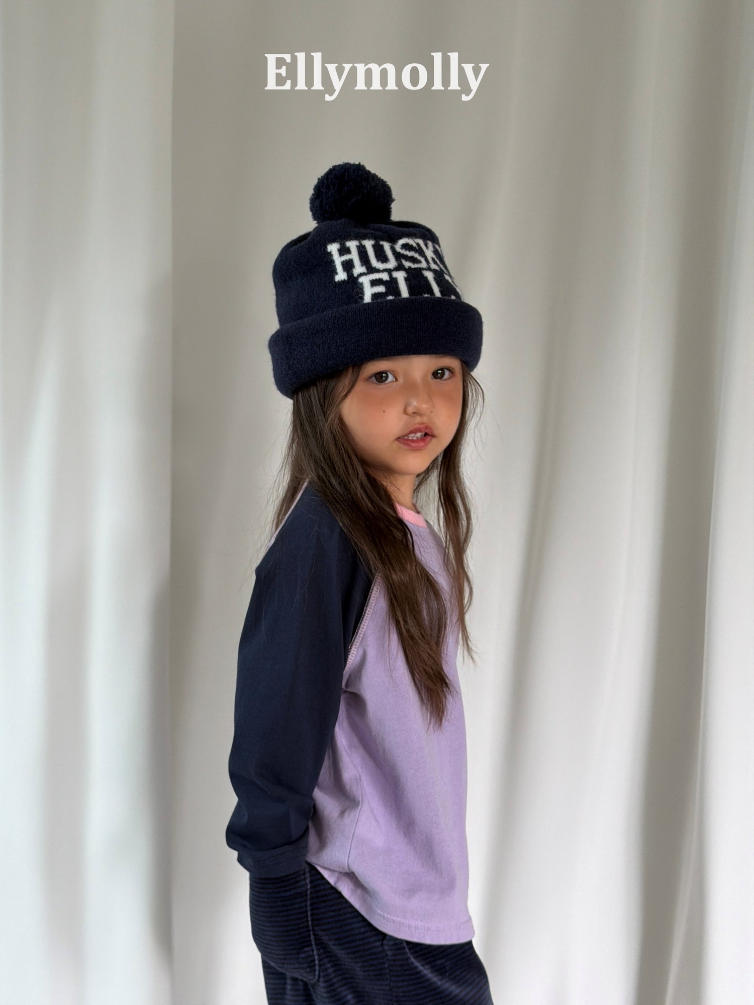Husky Pom-Pom Beanie-ellymolly-90