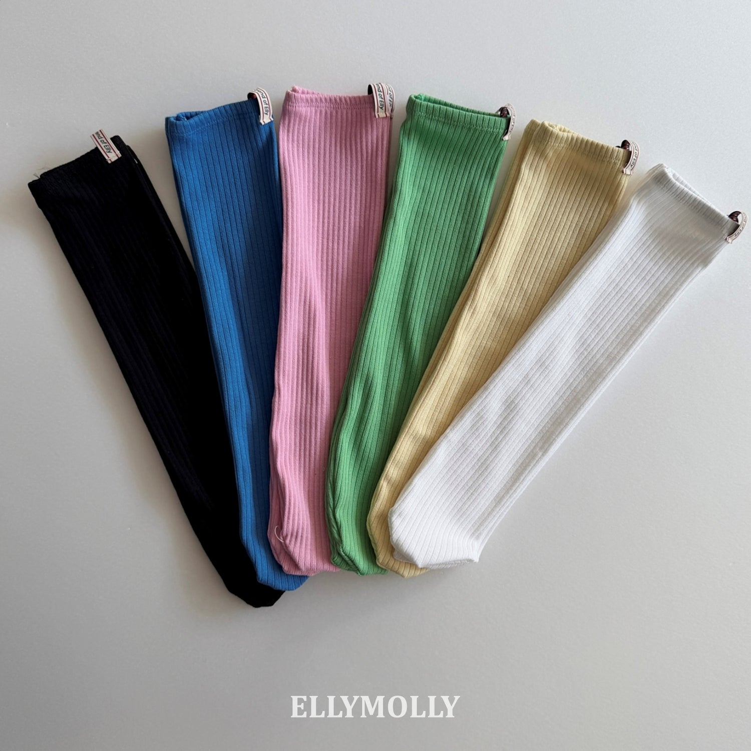 Color Ribbed Socks-ellymolly-69