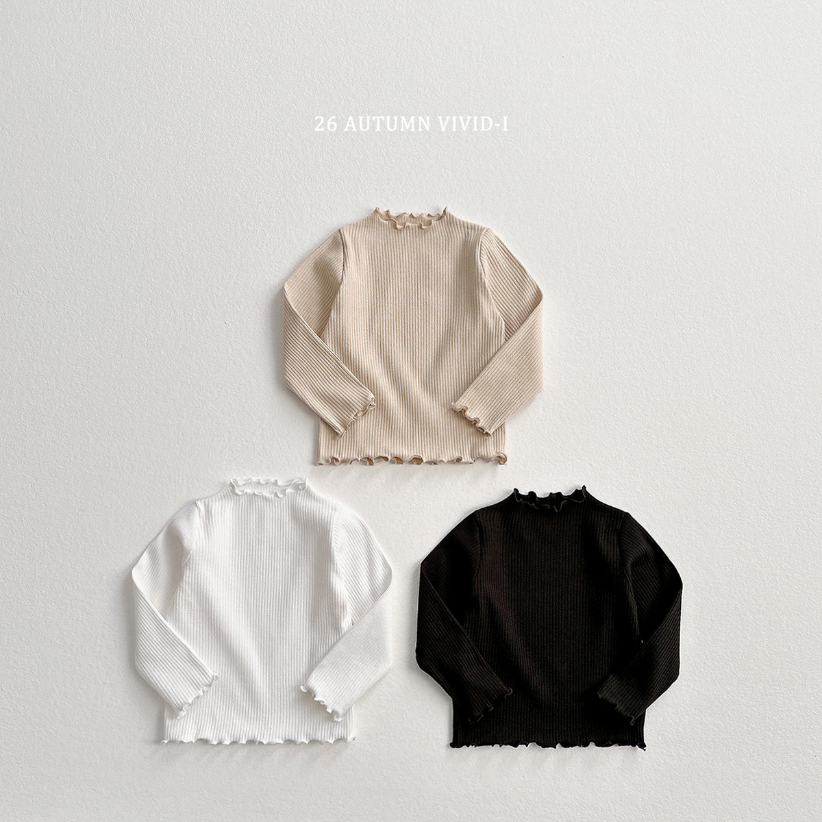 Soft Ribbed Lettuce-Edge T-Shirt-vivid-i-73