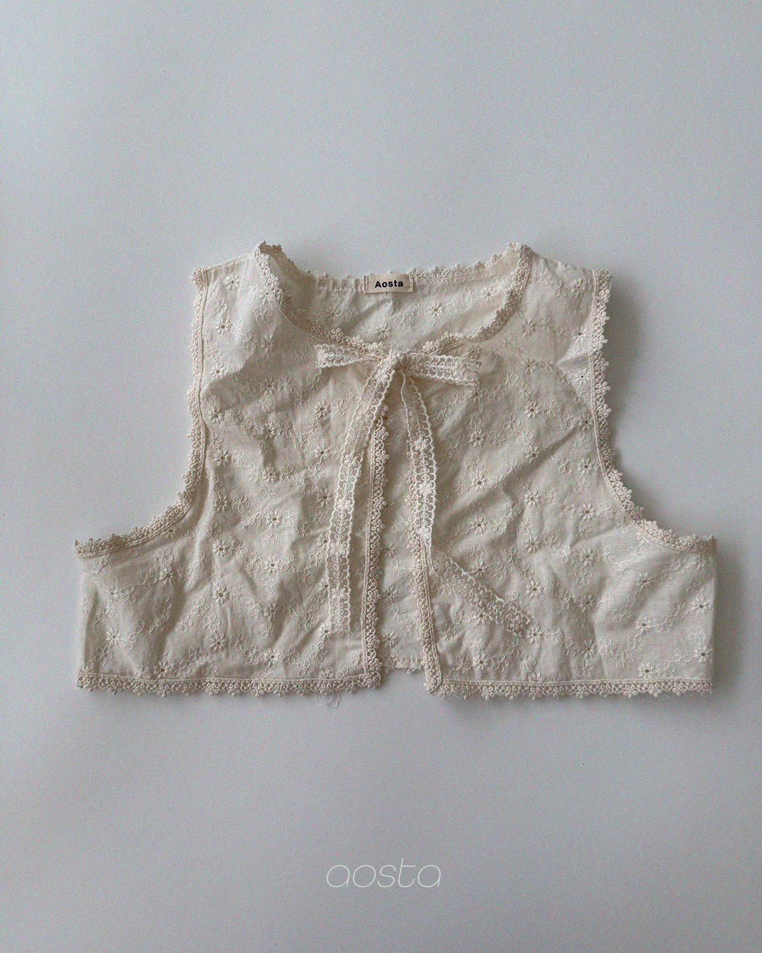 Lace Open Vest-Aosta-20