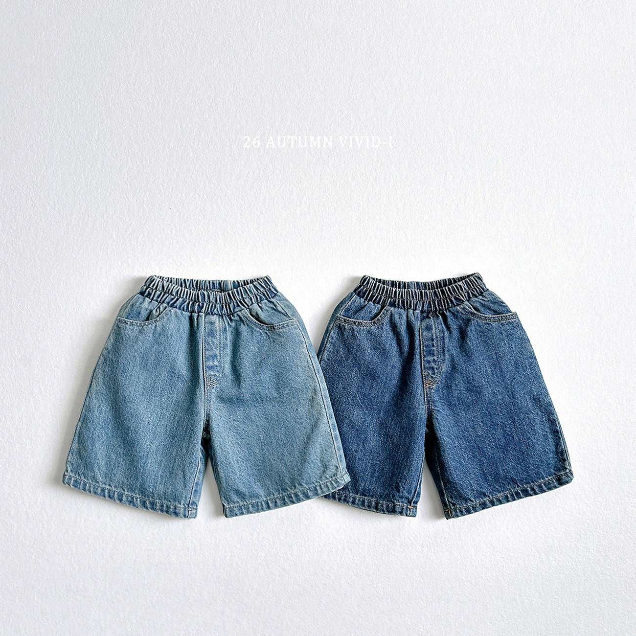Cropped Denim Pants-vivid-i-20