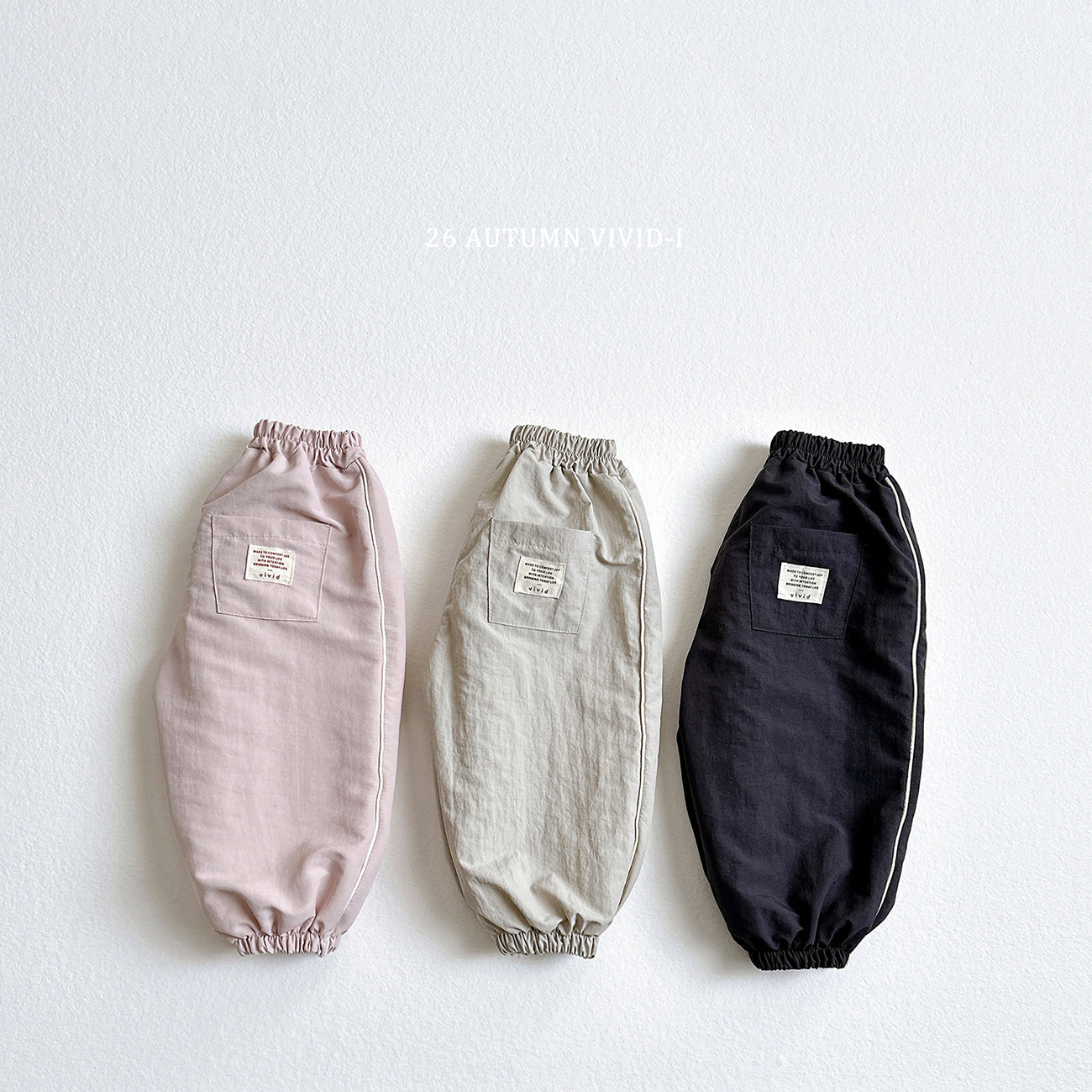 Piping Label Crinkle Jogger-vivid-i-8