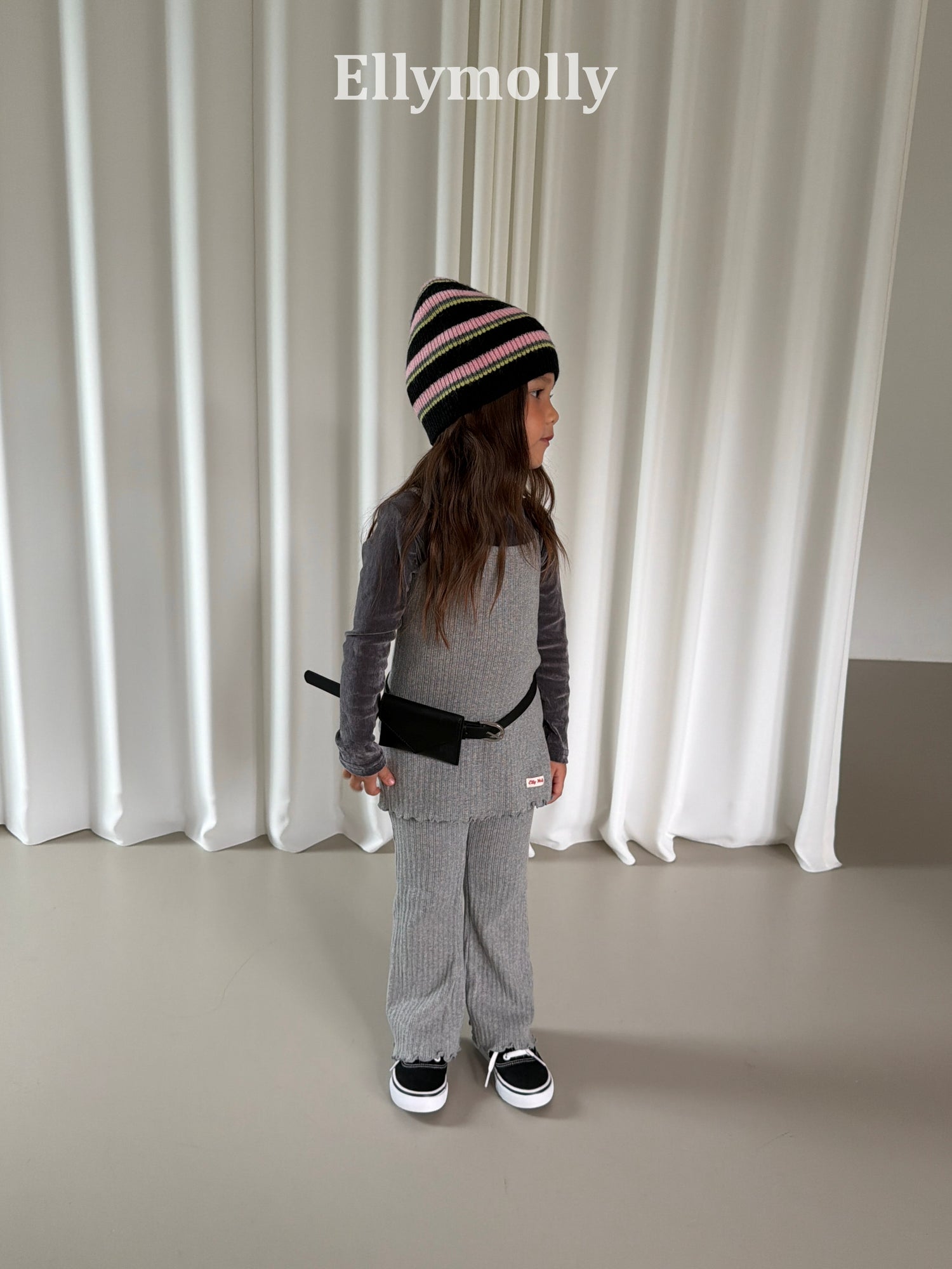 Ribbed Bootcut Pants-ellymolly-40