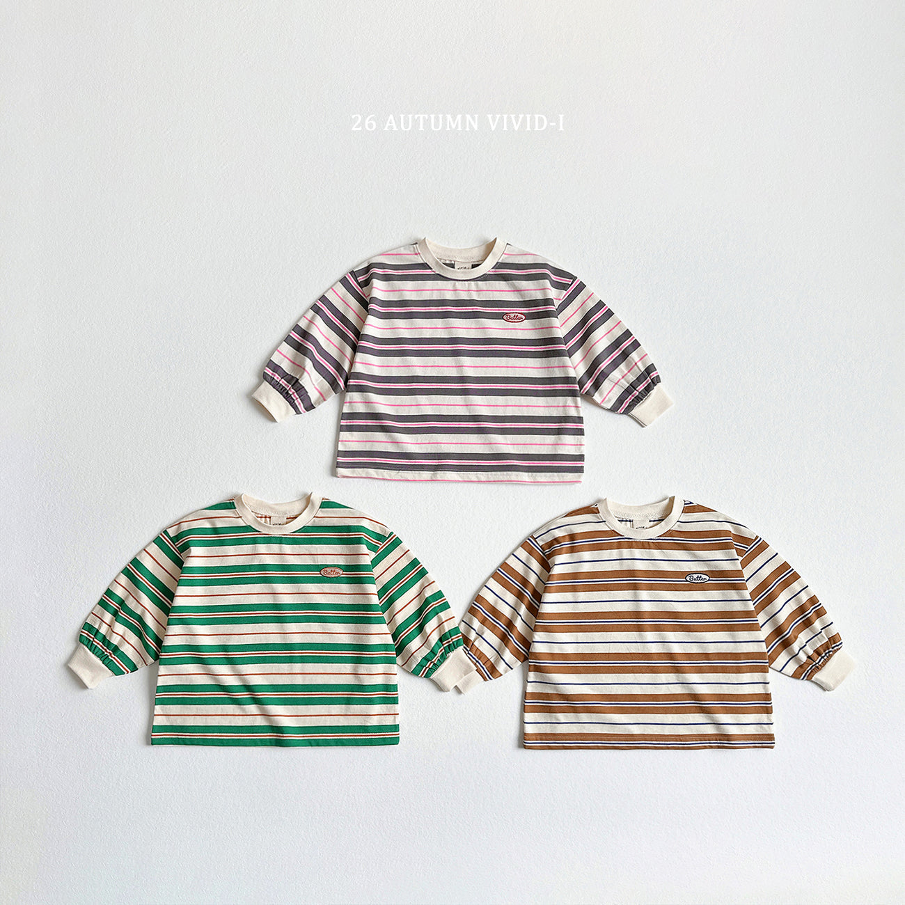 Butter Stripe Tee-vivid-i-44