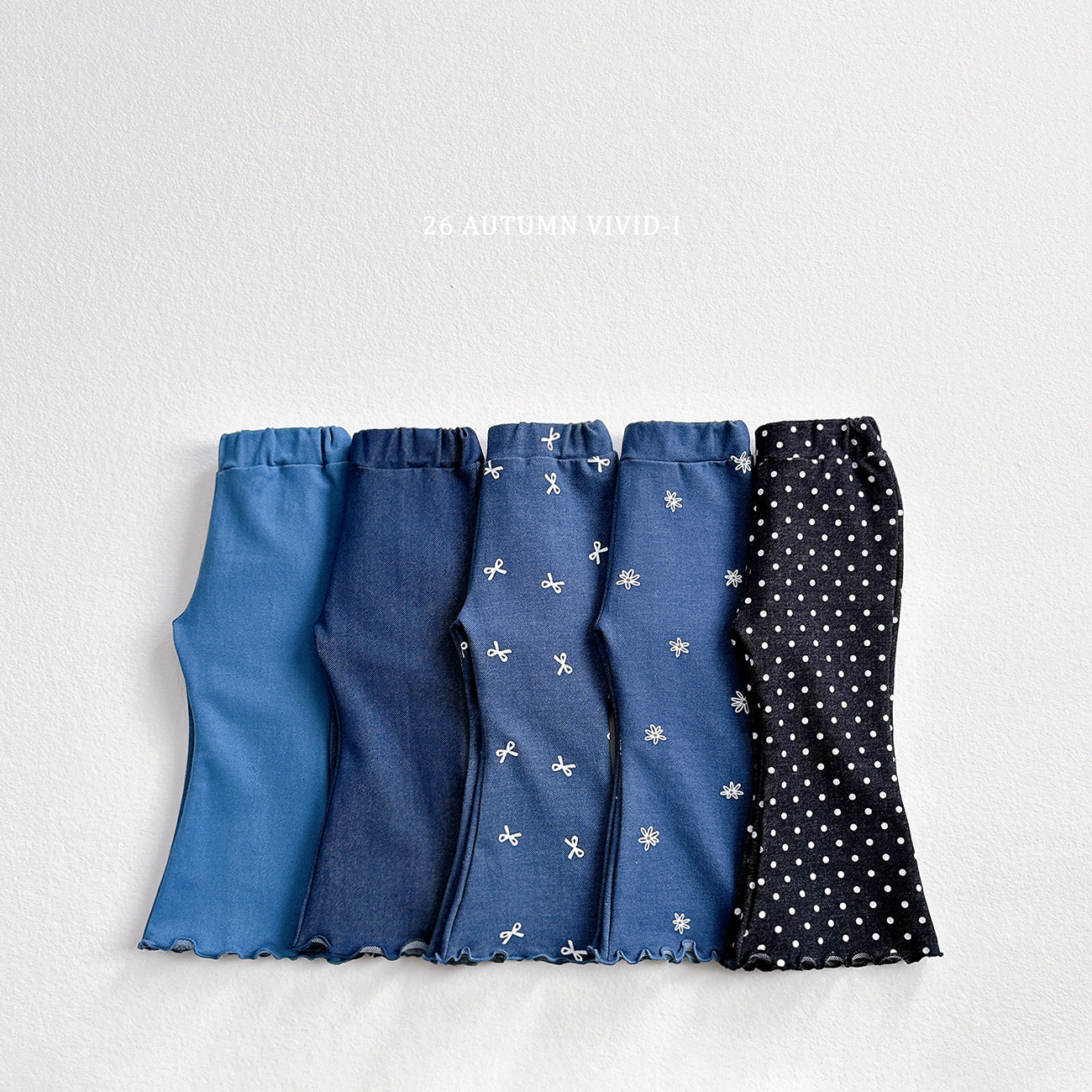 Soft Denim Flare Pants-vivid-i-29