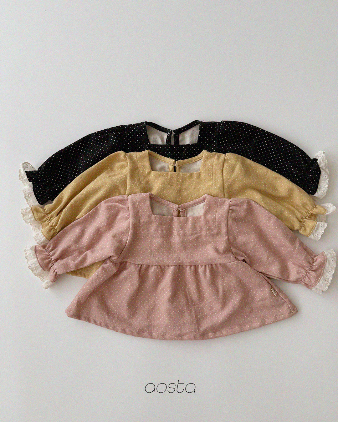 Milk Dot Blouse-Aosta-30