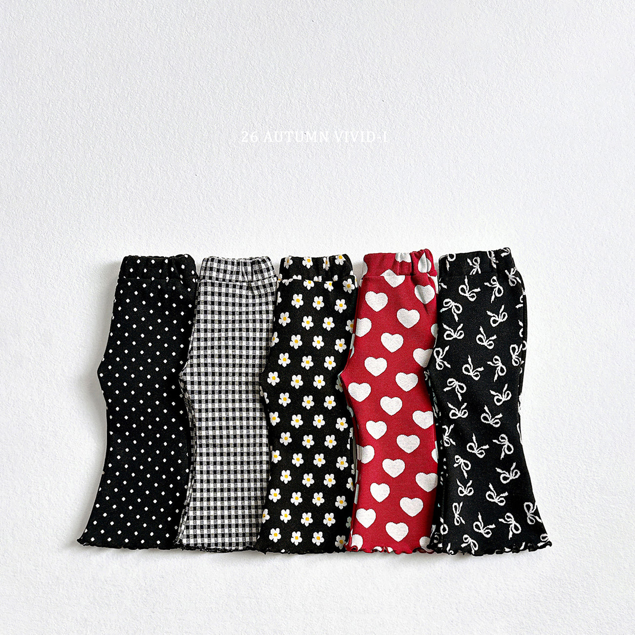 Autumn Pattern Ruffle Pants-vivid-i-27