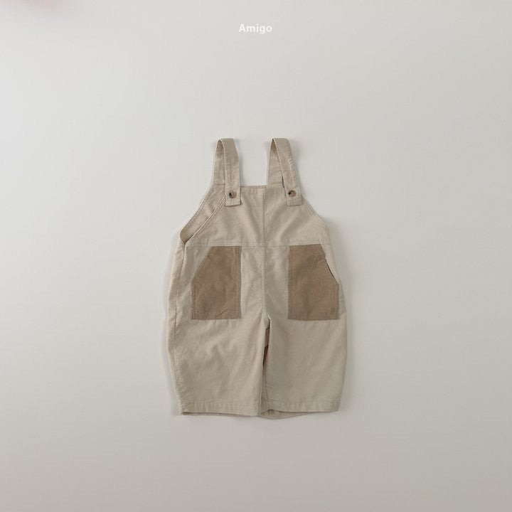 Corduroy Contrast Dungarees-amigo-40