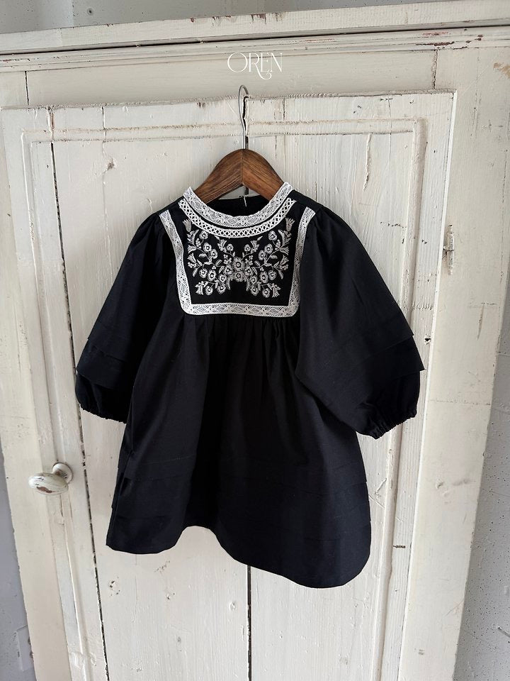 Fleur Noir Dress-OREN-1