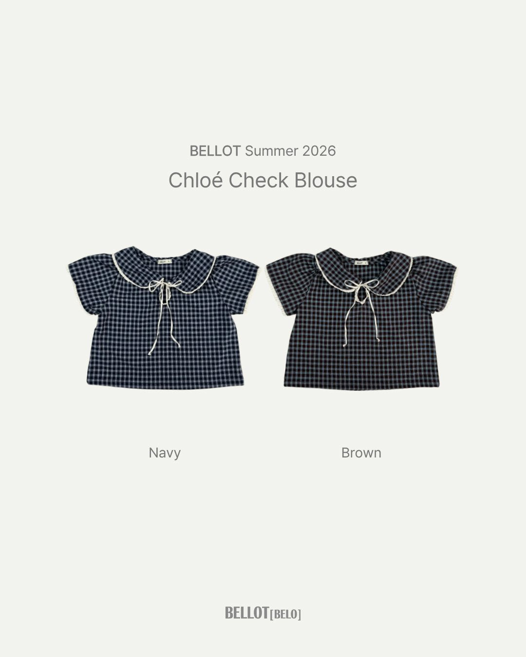 Chloe Check Blouse-BELLOT-15