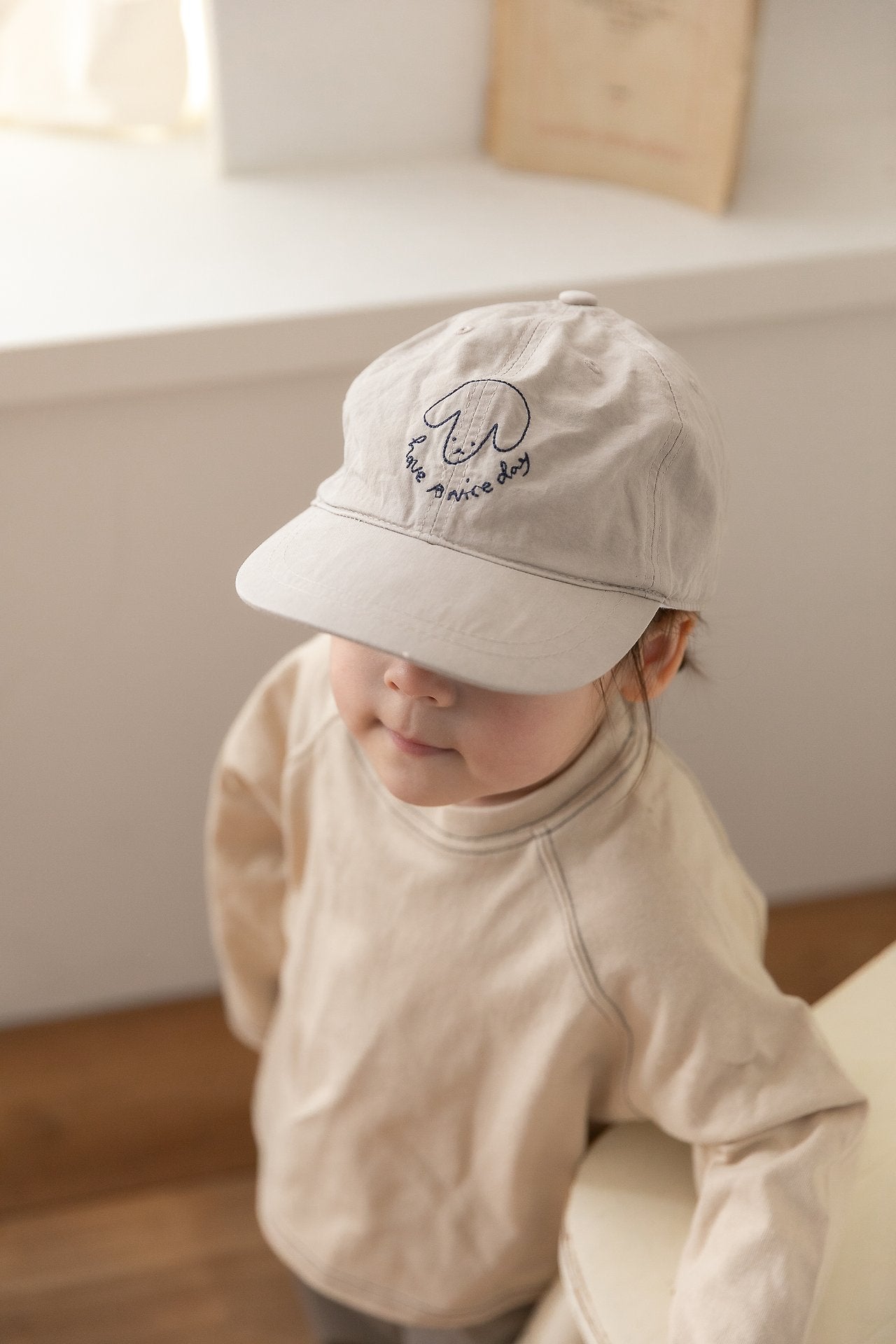 Puppy Ball Cap-oatmeal-21
