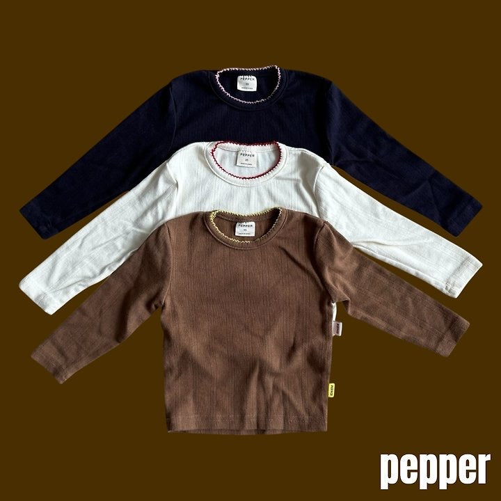 Pincot Eyelet T-Shirt-pepper-6