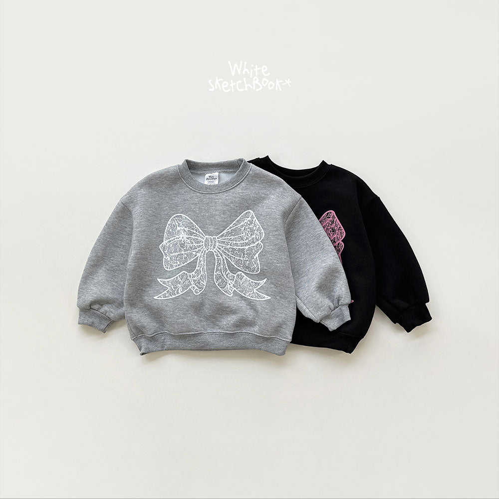 Lily Ribbon Brushed Sweatshirt-white sketch book-21