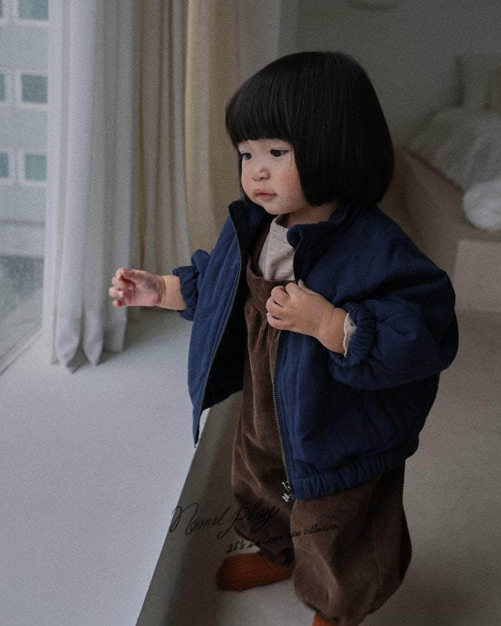 Quilted Zip-up Jacket-normalplay-029