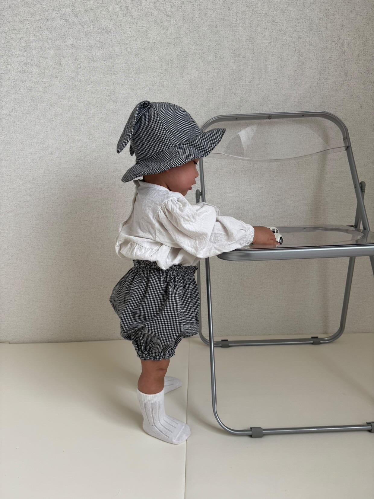 check baby pants /mun kodomofuku