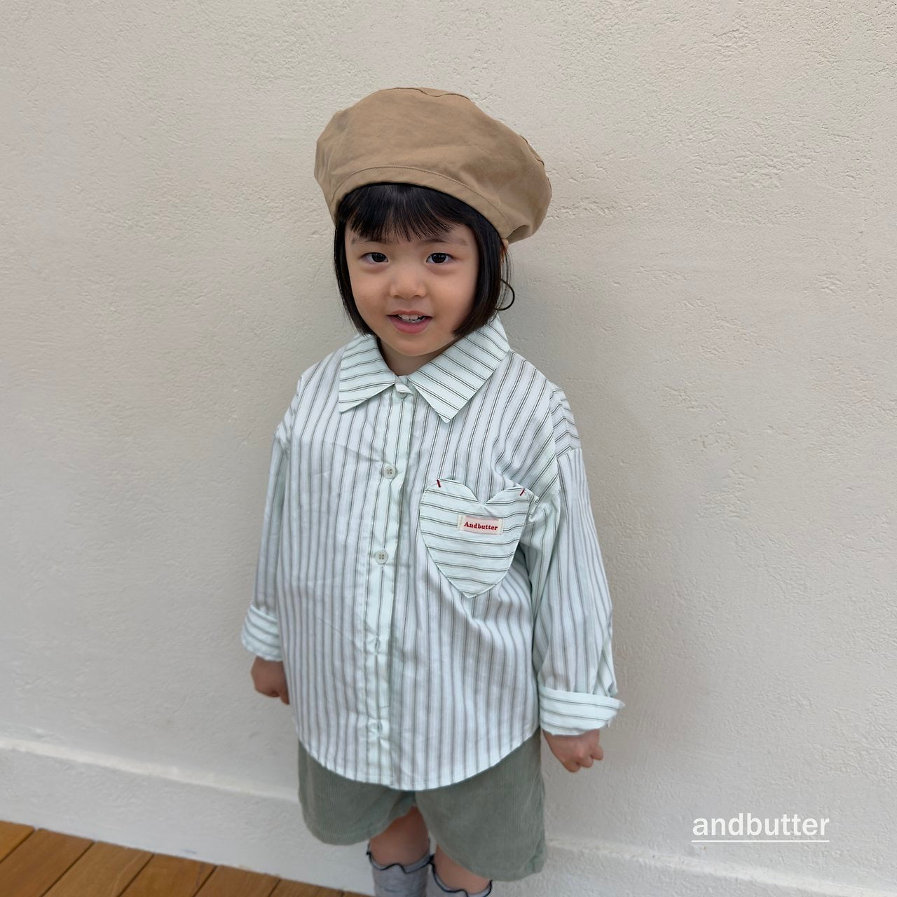 Macaron Heart Shirt-and butter-32