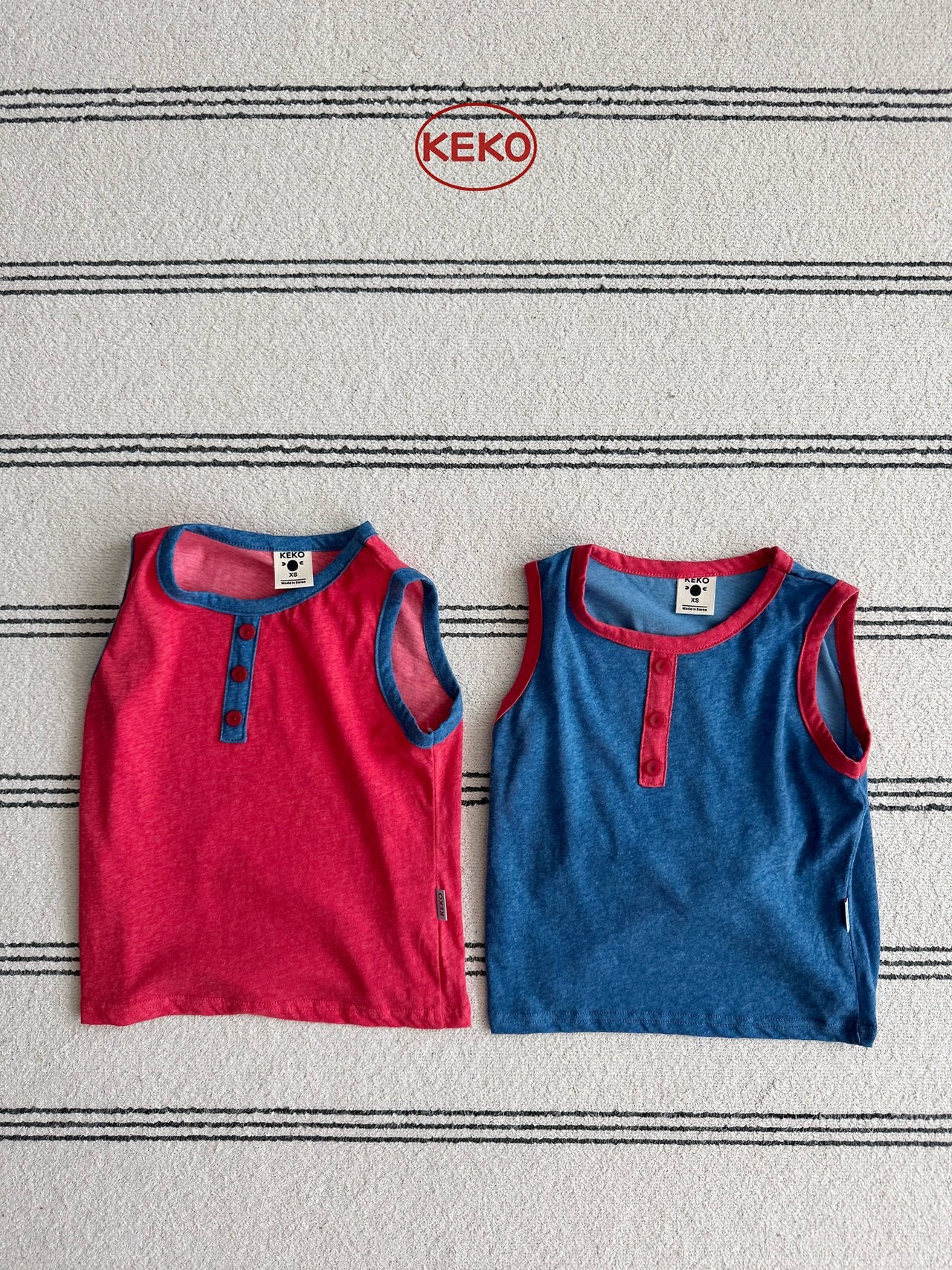 Colored Pencil Sleeveless Top-KEKO-2-2