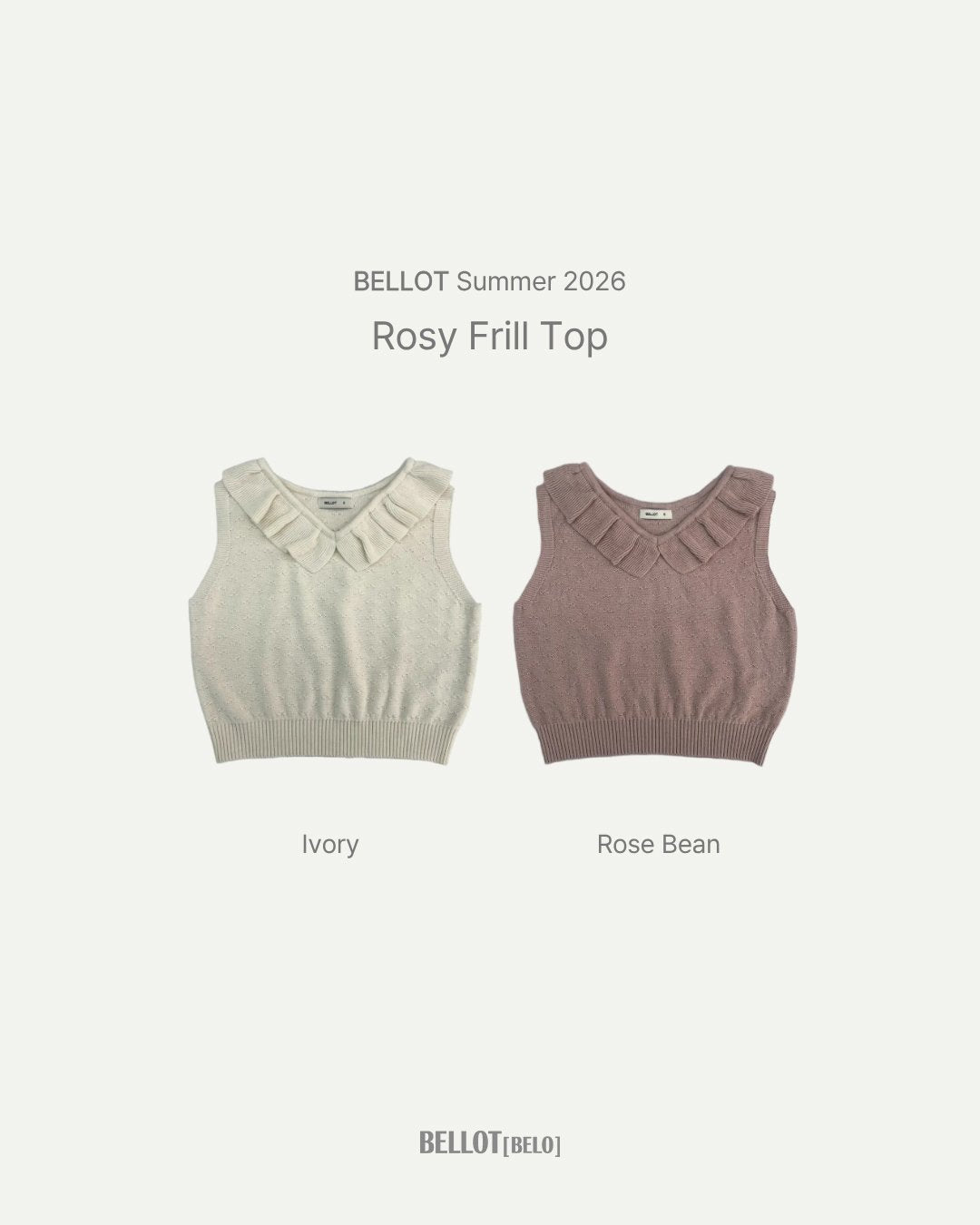 Rosy Frill Sleeveless-BELLOT-6
