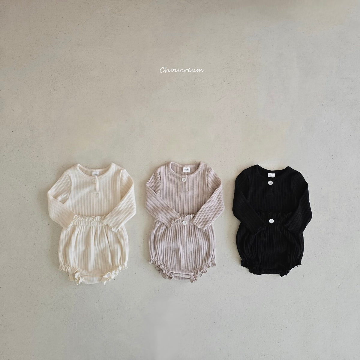 Duri Ribbed Set-CHOUCREAM-21