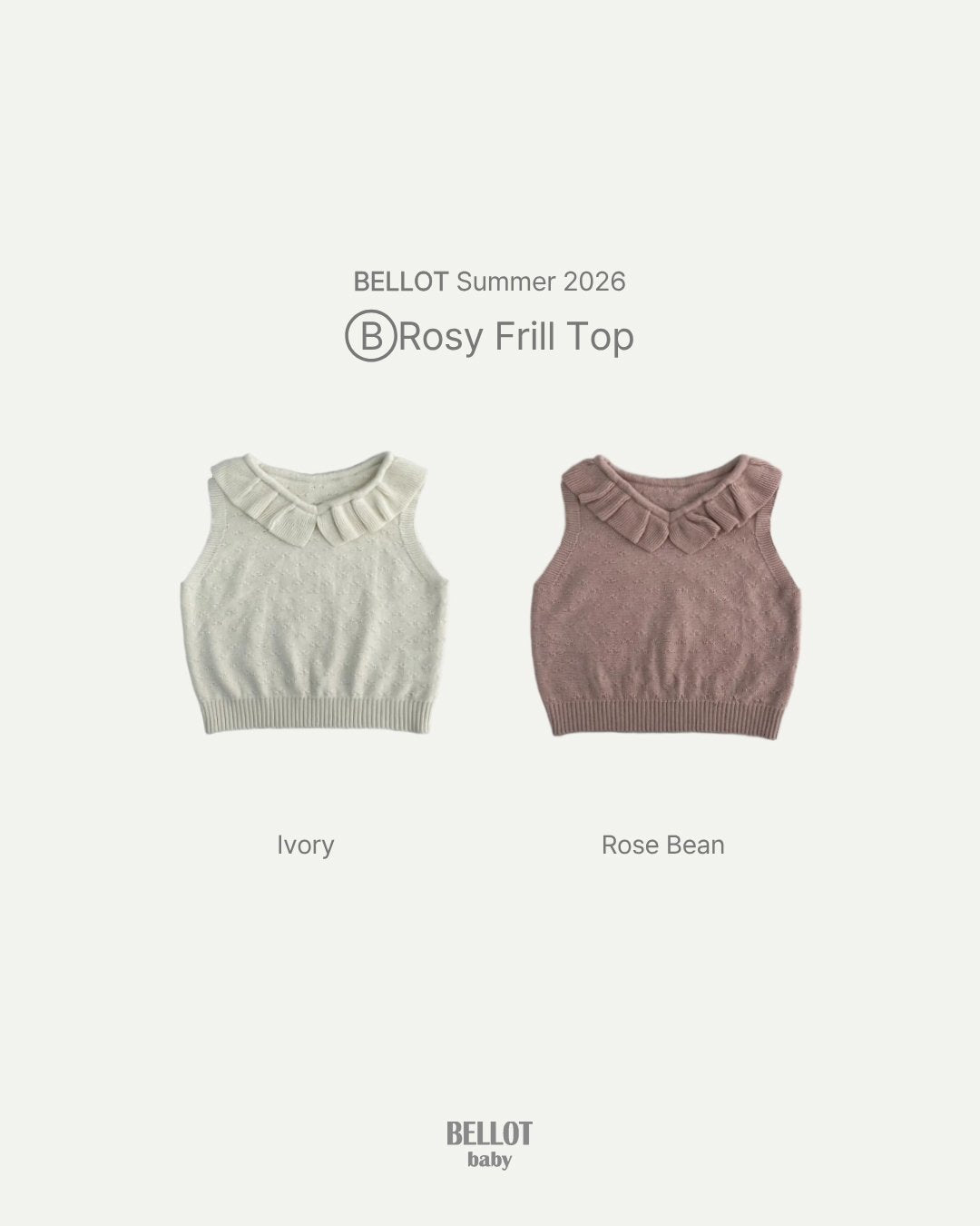 bebe)Rosy Frill Sleeveless-BELLOT-23