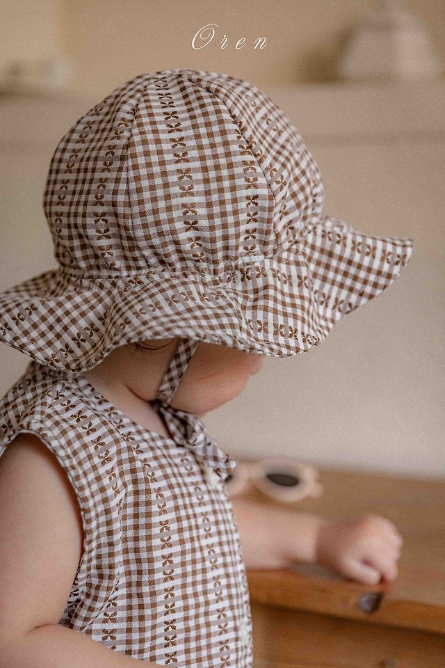 camille bucket Hat (baby) - OREN / 3-17