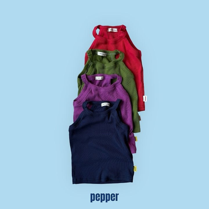 halter sleeveless top-pepper-5