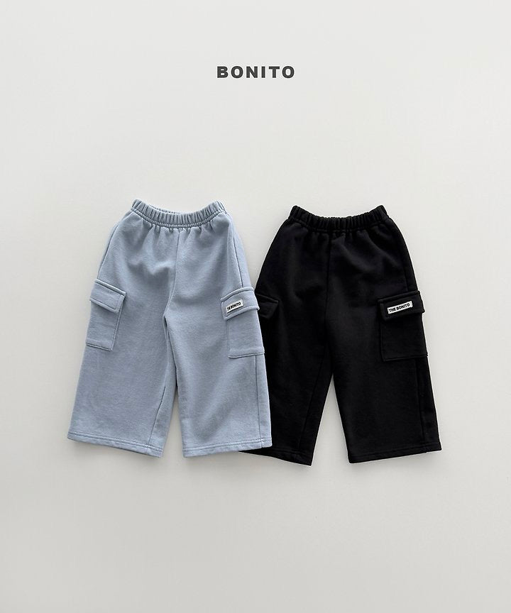 French Terry Cargo Pants - BONITO - 040