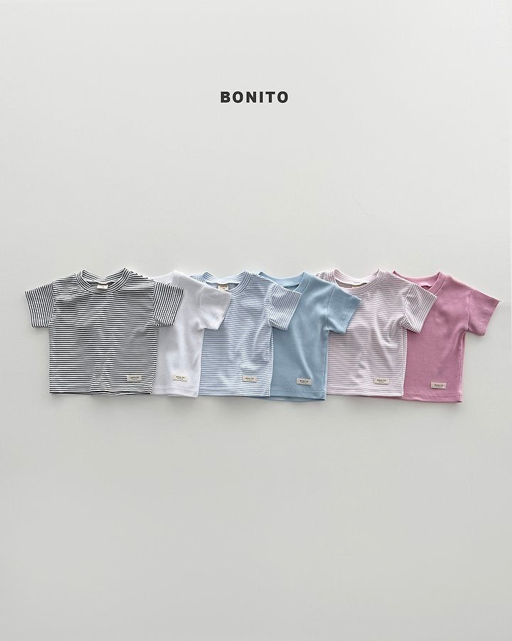 1+1 Rib Tee Set-BONITO-64